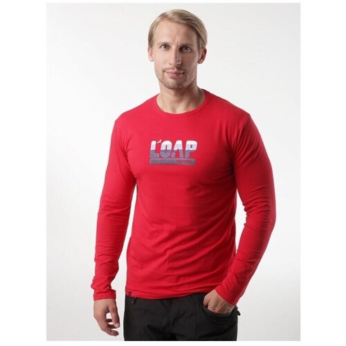 Textil Homem T-Shirt mangas curtas Loap Albi Vermelho