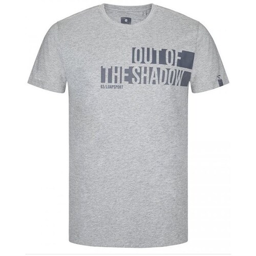 Textil Homem T-Shirt mangas curtas Loap Bobby Cinza