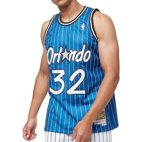 Textil Homem T-Shirt mangas curtas Mitchell And Ness SMJYGS18193OMAROYA94SON Azul