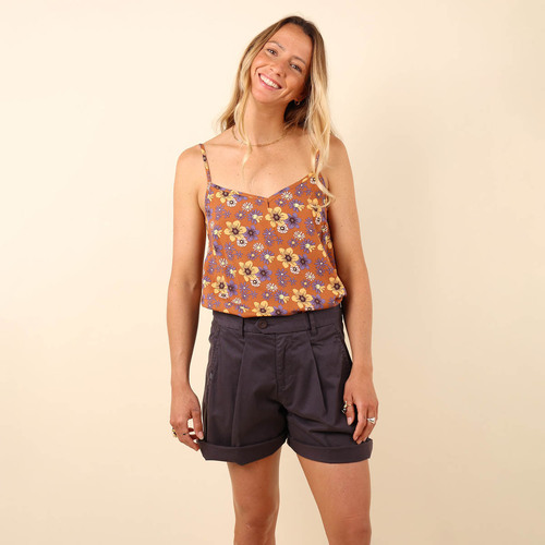 Oxbow Top LAVITRA Castanho