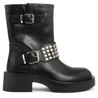Sapatos Mulher Botins Fashion Attitude Fag-k10 Preto