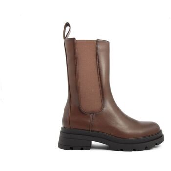 Sapatos Mulher Botins Fashion Attitude Fam-181 Castanho