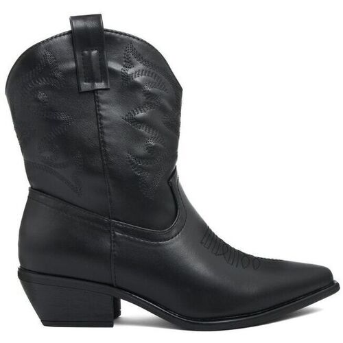 Sapatos Mulher Botins Fashion Attitude Fam-a803 Preto