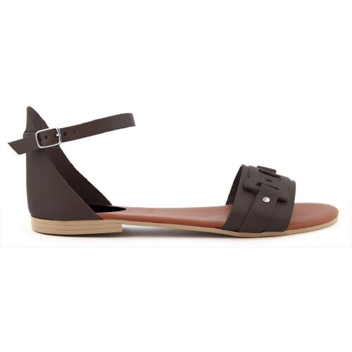 Sapatos Mulher Sandálias Fashion Attitude Fame23-22mc105 Castanho