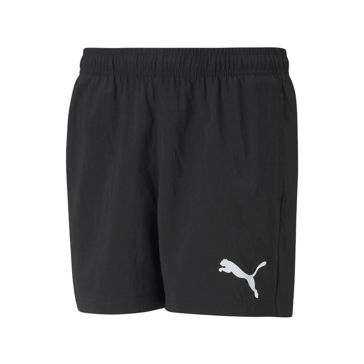 Textil Rapaz Shorts / Bermudas Puma  Preto