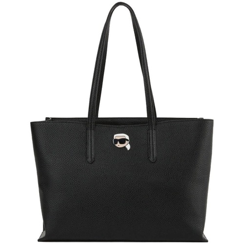 Malas Mulher Bolsa Karl Lagerfeld IKON PEBBLE LG TOTE Preto