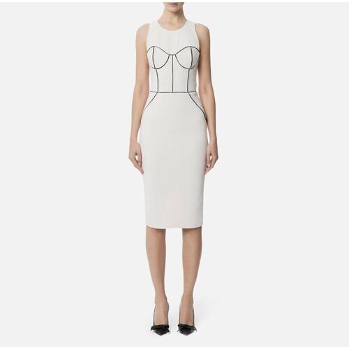 Textil Mulher Vestidos Elisabetta Franchi AB72451E2-E84 Branco