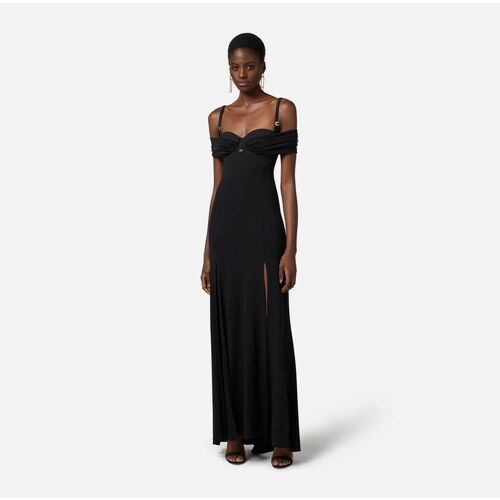 Textil Mulher Vestidos Elisabetta Franchi ABR0851E2-110 Preto
