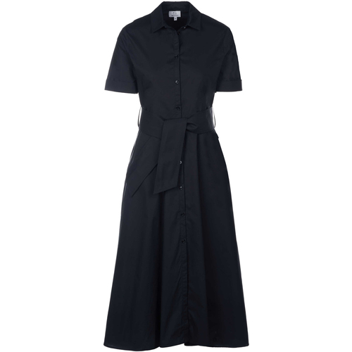 Textil Mulher Vestidos compridos Woolrich  Preto