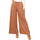 Textil Mulher Calças La Modeuse 71937_P168850 Castanho