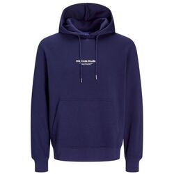 Textil Homem Sweats Jack & Jones 12241687 JORVESTERBRO-OCEAN CAVERN Azul