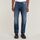 Textil Homem Calças de ganga G-Star Raw D23691-D536 DAKOTA REGULAR STRAIGHT-WARN IN WATERSPOUTS Azul