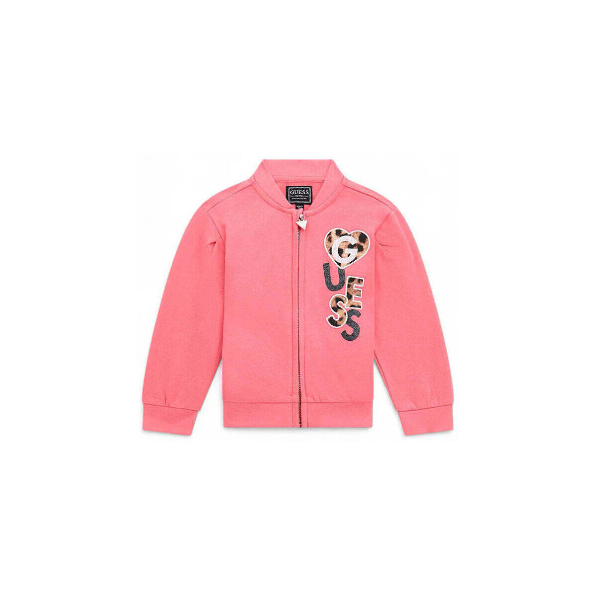 Textil Rapariga Sweats Guess K4BQ04-G64H-9-17 Rosa