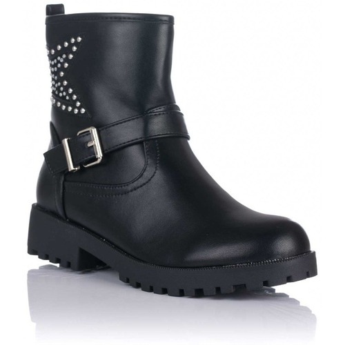 Sapatos Rapariga Botins Etika 10610 Preto