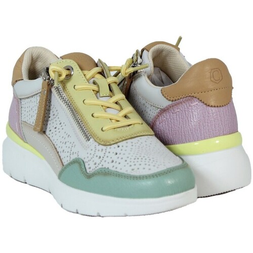 Carmela ZAPATILLAS URBANAS DE PIEL COMBINADAS  16227406 AQUA Multicolor