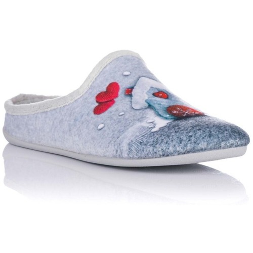 Sapatos Mulher Chinelos Cm. Confort 10574 Cinza