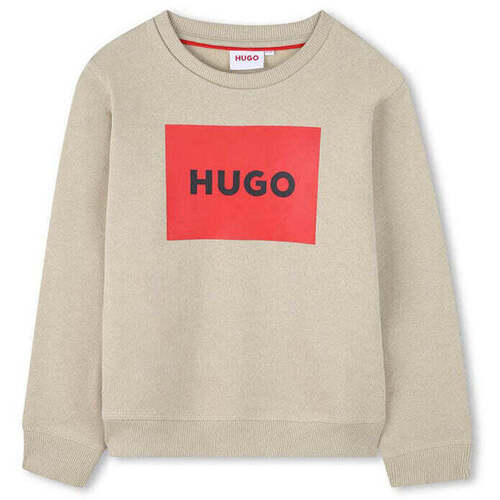 Textil Rapaz Sweats Hugo Boss Kids G00163-23C-7-19 Bege