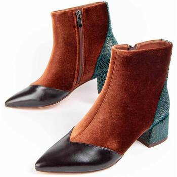 Sapatos Mulher Botins Montevita 100911 Castanho
