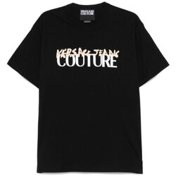 Textil Homem T-Shirt mangas curtas Versace 78GAHE06 CJ00E Preto