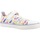 Sapatos Rapariga Sapatilhas Geox J GISLI GIRL Branco
