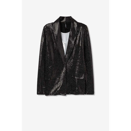 Textil Mulher Casacos de malha Tiffosi 10057554-000-2-1 Preto