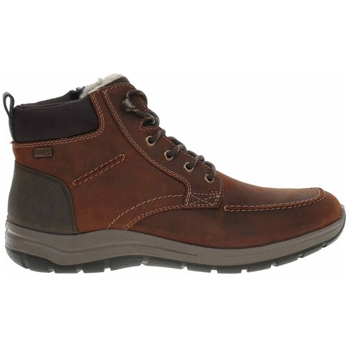Sapatos Homem Sapatilhas de cano-alto Rieker 0361022 Castanho