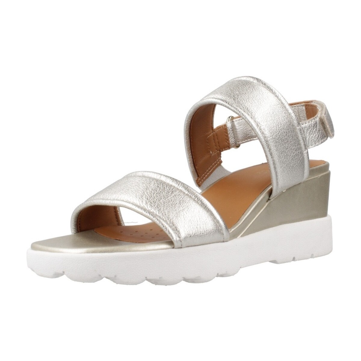 Sapatos Mulher Sandálias Geox D SPHERICA EC6 Prata