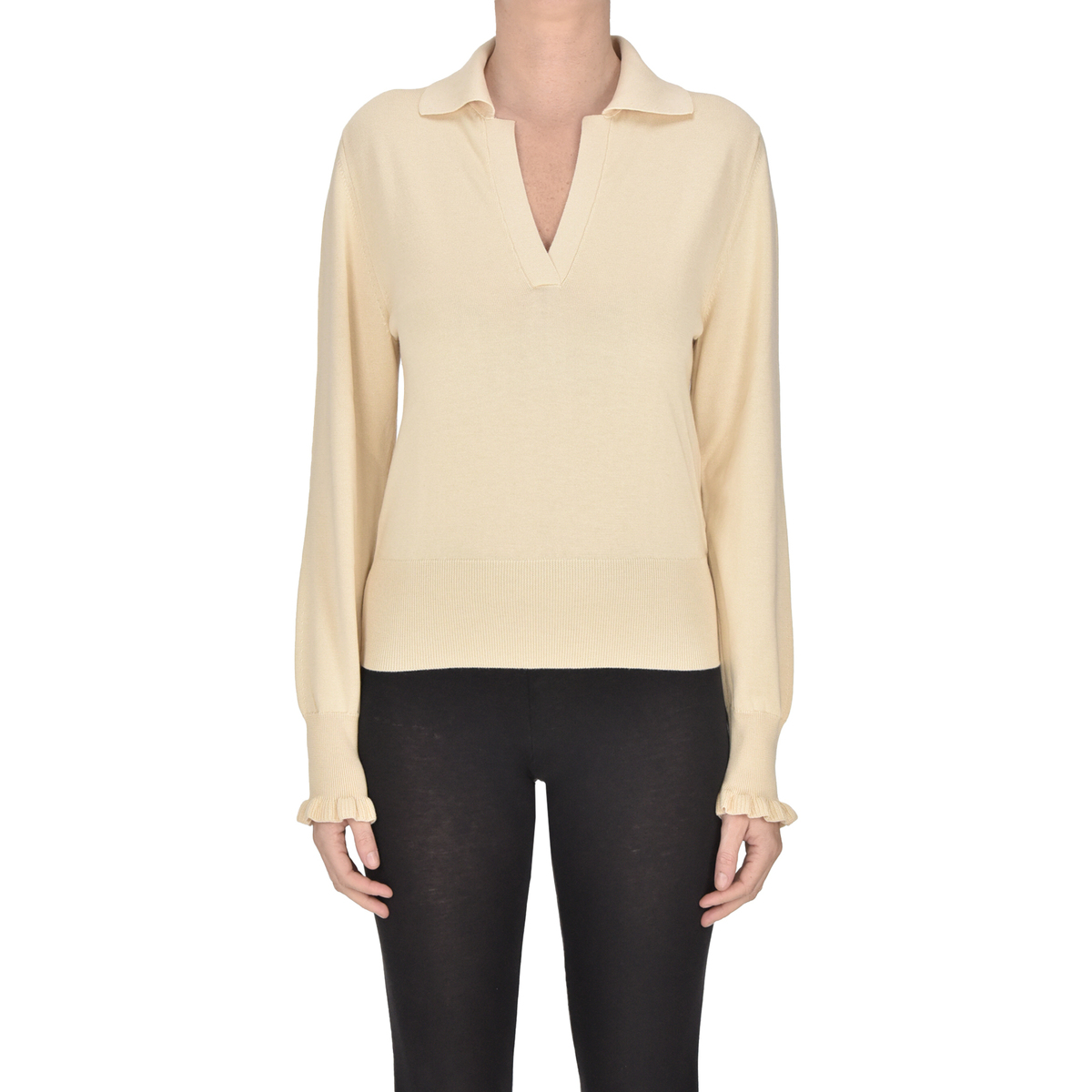 Textil Mulher camisolas Slowear MGP00005032AE Bege