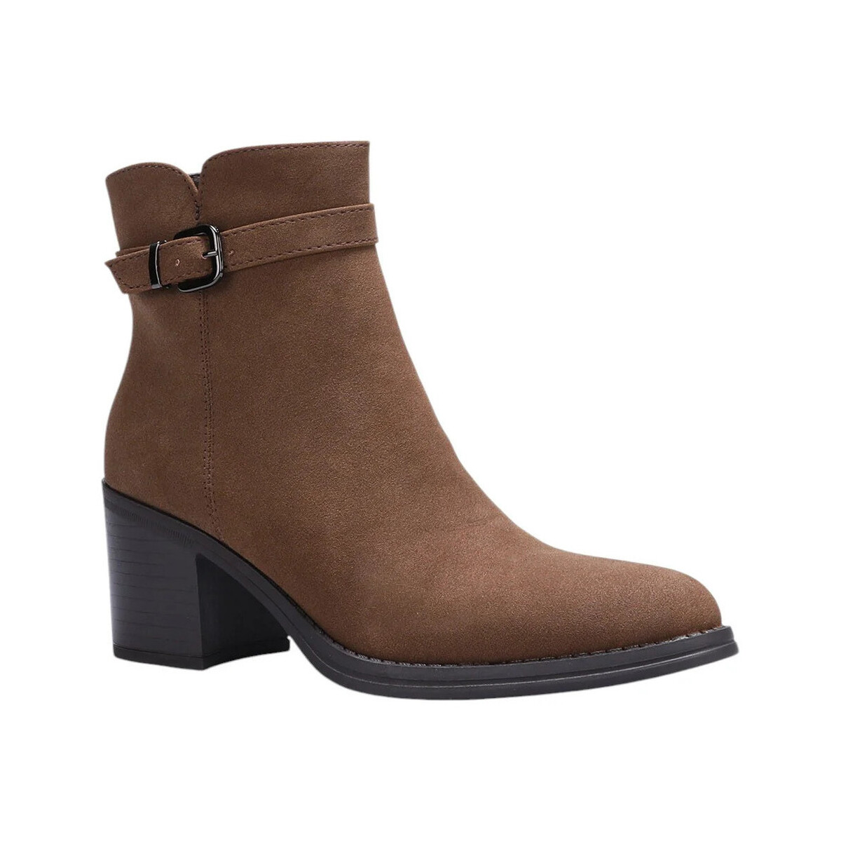 Sapatos Mulher Botins La Modeuse 73717_P173958 Castanho