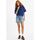 Textil Mulher Shorts / Bermudas Levi's 85833 0034 - 501 MID THIGH-ODEON Azul