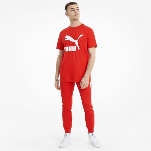 Puma Classics Logo Tee Vermelho