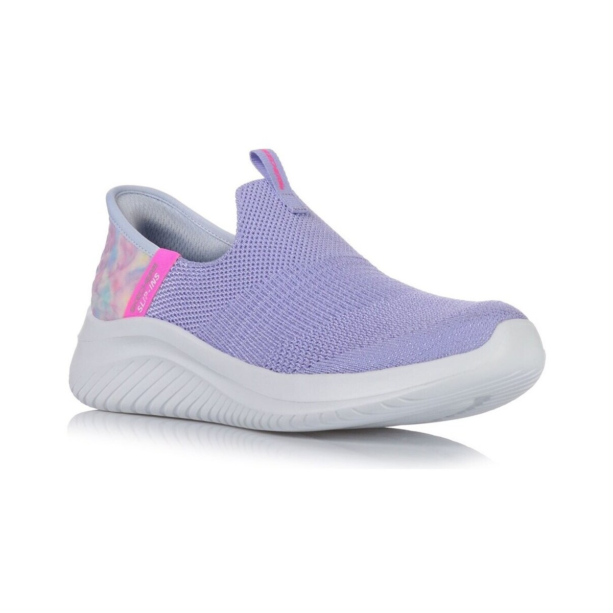 Sapatos Criança Sapatilhas Skechers Ultra Flex 3.0 Col Slip-ins Roxo, Azul