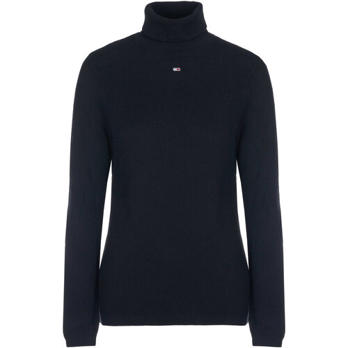 Textil Mulher camisolas Tommy Hilfiger  Preto