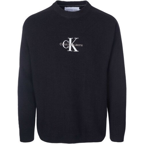Textil Homem camisolas Calvin Klein Jeans  Preto