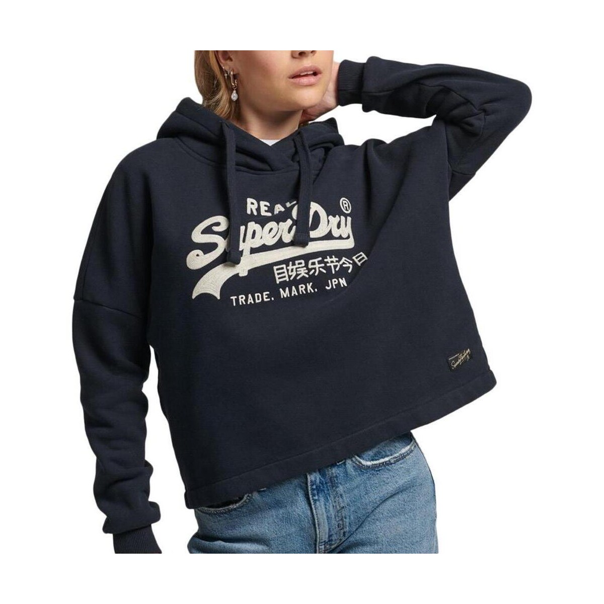 Textil Mulher Sweats Superdry  Azul