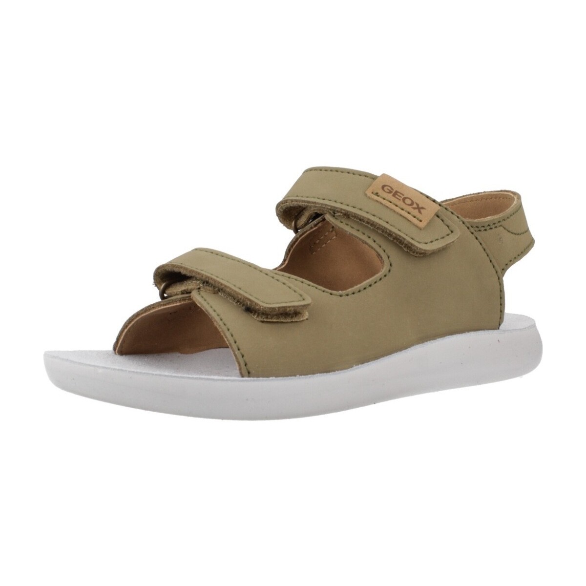 Sapatos Rapaz Sandálias Geox J SANDAL LIGHTFLOPPY Verde