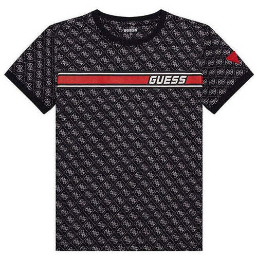 Textil Rapaz T-shirts e Pólos Guess L4YI47-P9QC-2-19 Preto