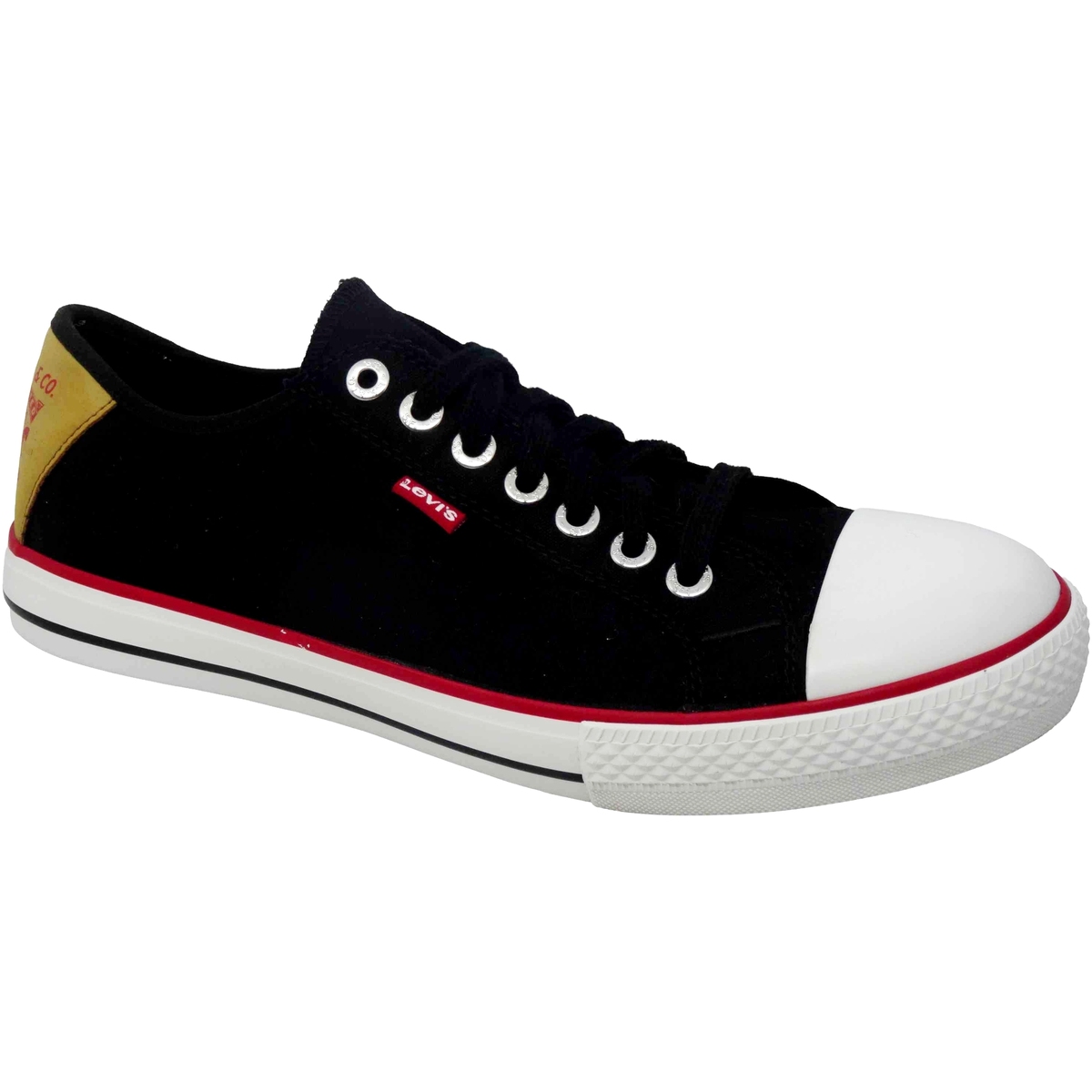 Sapatos Sapatilhas Levi's Recondicionados Dutch Patch - Preto