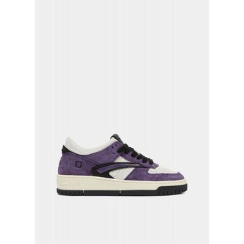 Sapatos Mulher Sapatilhas Date W411-TO-SR-PU STRIPED PURPLE-STRIPED PURPLE Violeta