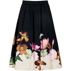 Textil Mulher Saias Desigual FAL_LINDO 25SWFW18 Preto