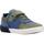 Sapatos Rapaz Sapatilhas Geox B GISLI BOY Azul