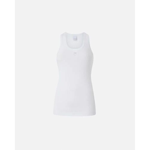 Textil Mulher Tops sem mangas Pinko CALCOLATORE 100807 A2C1-Z04 Branco