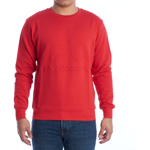 Textil Homem Sweats La Martina TMF003-FP221-06008 Vermelho