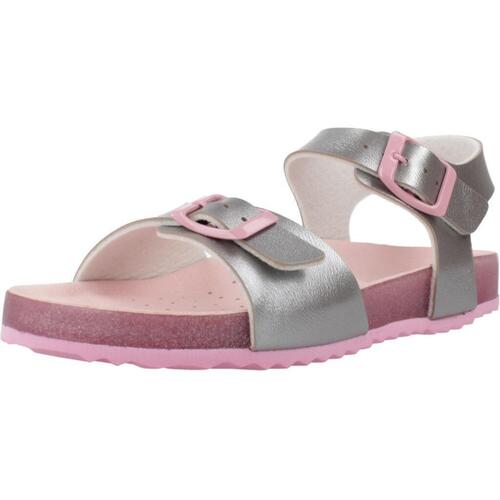 Sapatos Rapariga Sandálias Geox J ADRIEL GIRL Cinza