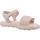 Sapatos Rapariga Sandálias Geox J SANDAL PUFFYPOP GI Rosa