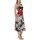 Textil Mulher Vestidos compridos Desigual VEST_NEWSPAPER COLLAGE_LACROIX 25SWVK40 Vermelho