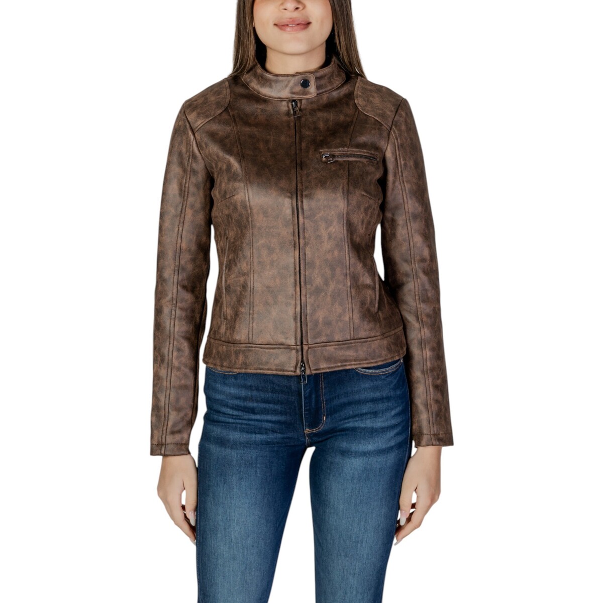 Textil Mulher Casacos  Desigual CHAQ ATLANTA 25SWEW46 Castanho