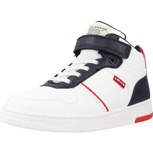 Sapatos Rapaz Sapatilhas Levi's KICK MID Branco