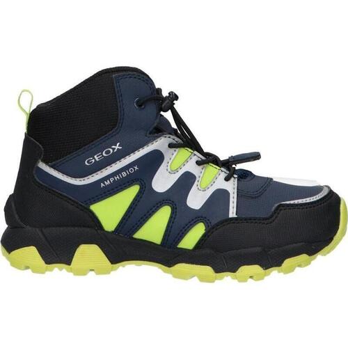 Sapatos Rapaz Botas baixas Geox J263ZA 0CEFU J MAGNETAR BOY B ABX J263ZA 0CEFU J MAGNETAR BOY B ABX