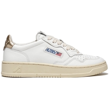 Sapatos Mulher Sapatilhas Autry Sapatilhas Medalist Low W - White/Gold Branco